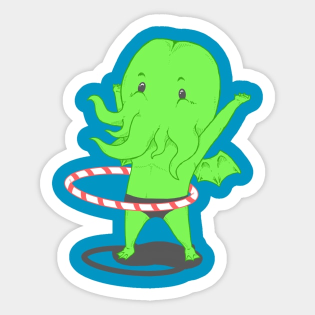 Cthulhu Hoop Sticker by Pengew